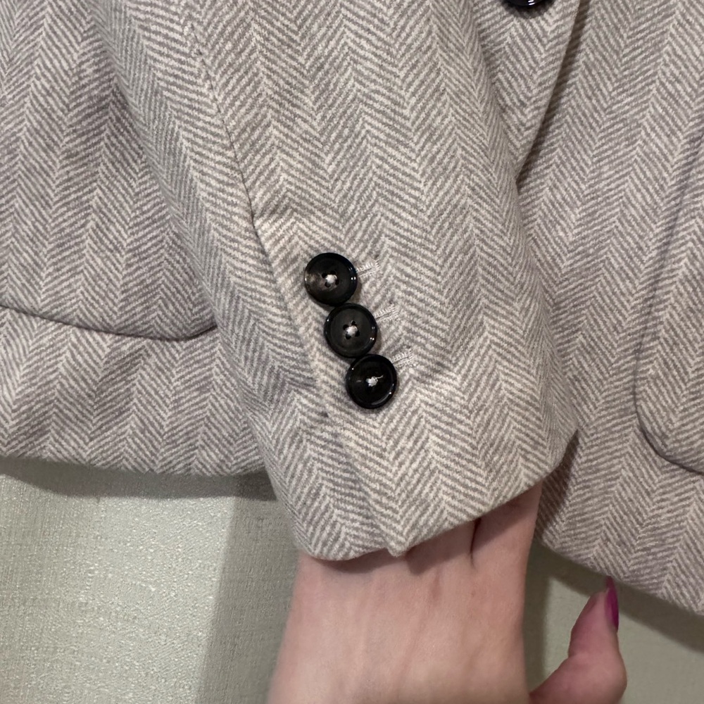 Circle 1901 Classic Women's Gray Blazer in size UK 10 - Picture 3 of 12